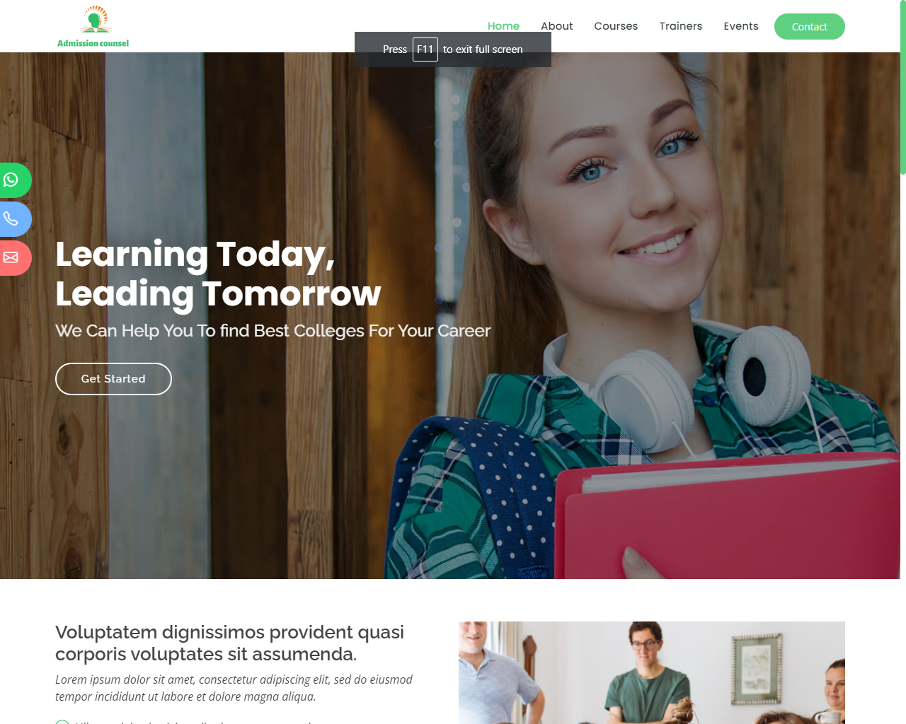 Admission Counsel - Education Management